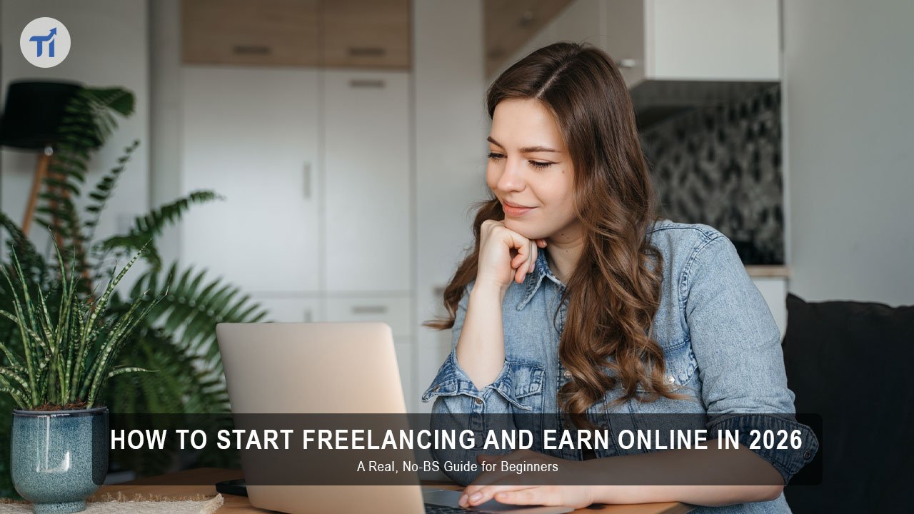 Beginner freelancer working online and earning money from home in 2026
